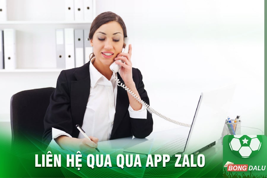 Liên hệ Bongdaluu nhanh chóng thông qua App Zalo 